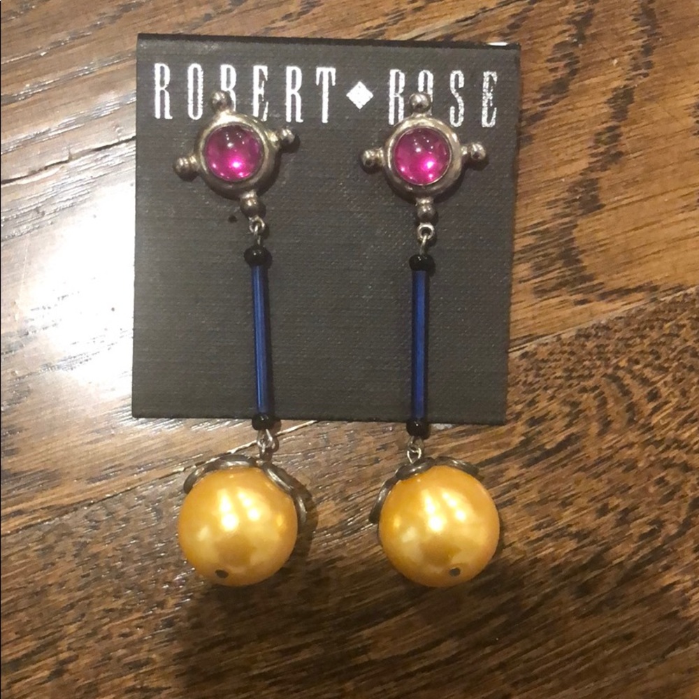 Robert Rose hanging earrings